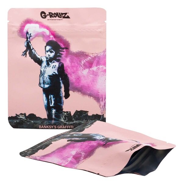 G-Rollz Cali Bags - Banksys Graffiti Torch Boy 100x125mm 8 Stk.