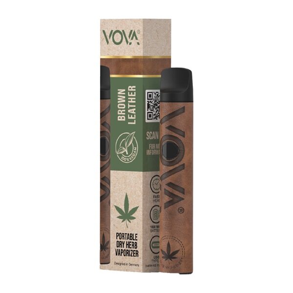 VOVA Vaporizer Brown Leather