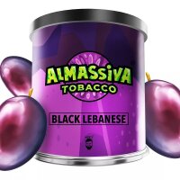 Al Massiva Tobacco Black Lebanese 200g Shisha Tabak