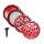 Lucid Glass Aluminium Grinder 4 Part 63mm Rot