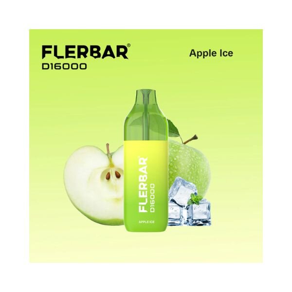 Flerbar D16000 Vape Apple Ice