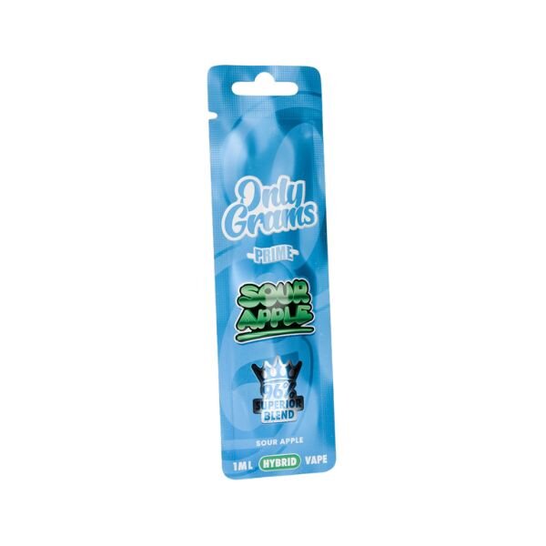 Only Grams Superior Blend Pen US Line Einweg E-Shisha 96% Sour Apple