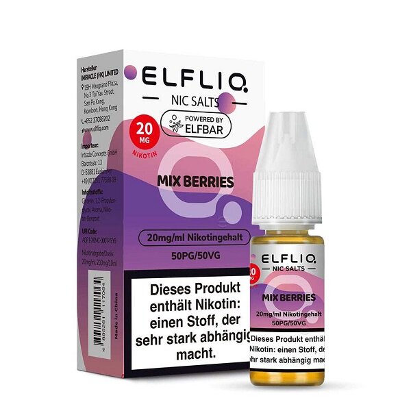 ELFLIQ Mix Berries E-Liquid 10ml / 20mg