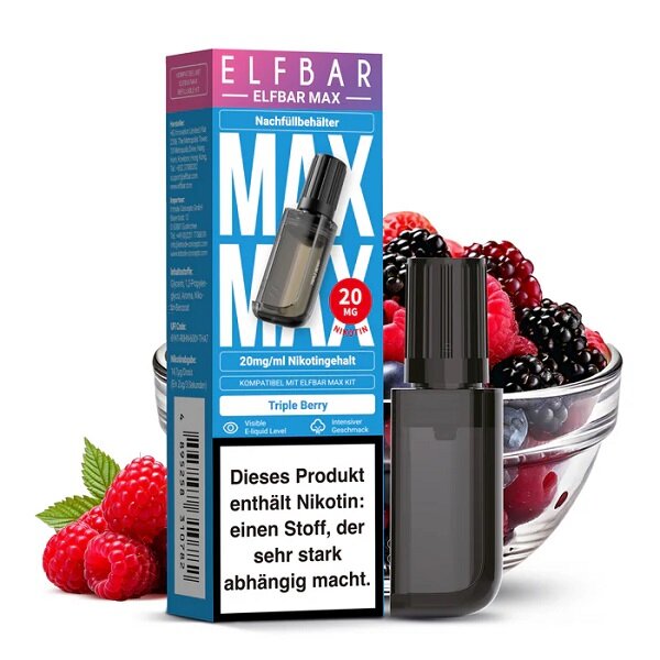 Elfbar Max Pod 10ml Triple Berry