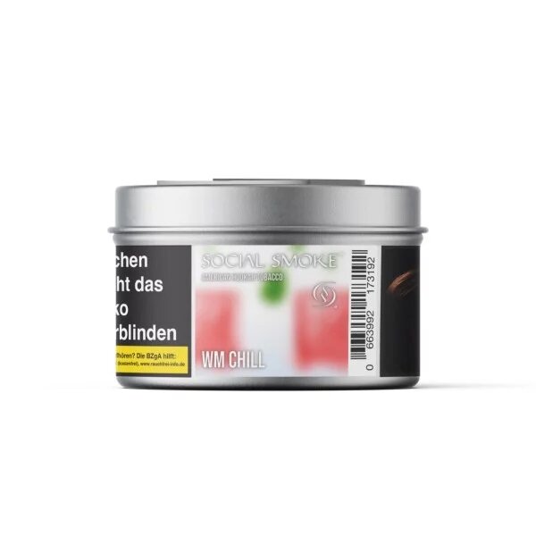 Social Smoke Shisha Tabak 200g WM Chill