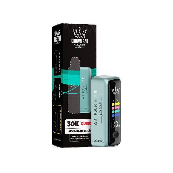 Al Fakher Cubic 30k Akkuträger Teal