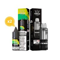 Al Fakher Cubic 30K Pod + 2 x Liquid 10ml 20mg Lemon Lime