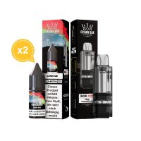 Al Fakher Cubic 30K Pod + 2 x Liquid 10ml 20mg Lush Ice