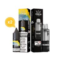 Al Fakher Cubic 30K Pod + 2 x Liquid 10ml 20mg Pinapple Ice
