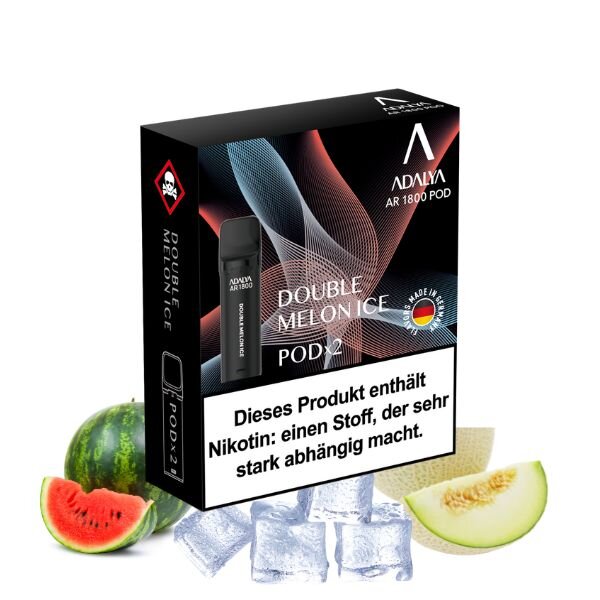 Adalya Alpha Pod 20mg/ml 2 Stück Double Melon Ice