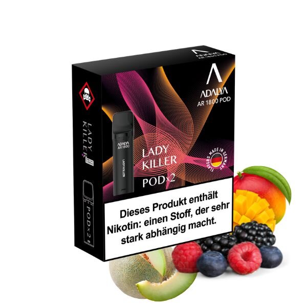 Adalya Alpha Pod 20mg/ml 2 Stück Lady Killer