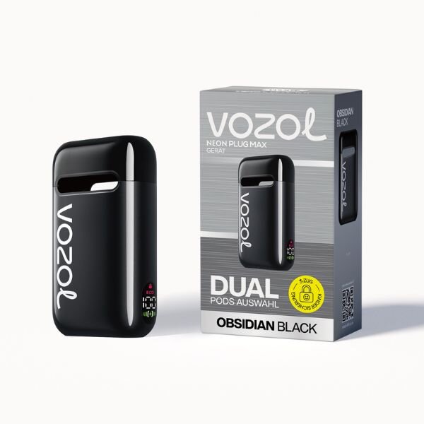 Vozol Neon Plug Max Gerät Obsidian Black
