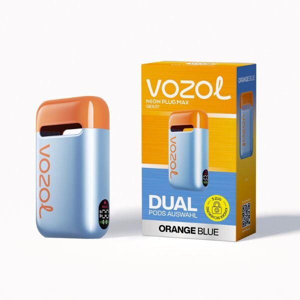 Vozol Neon Plug Max Gerät Orange Blue