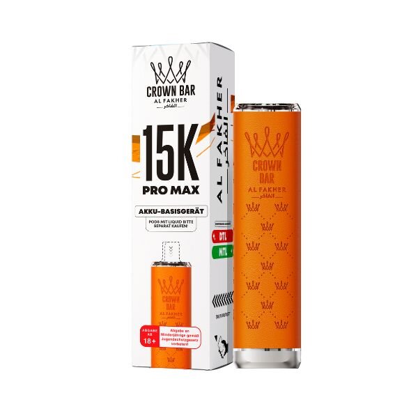 Al Fakher 15k Pro Max Gerät Orange