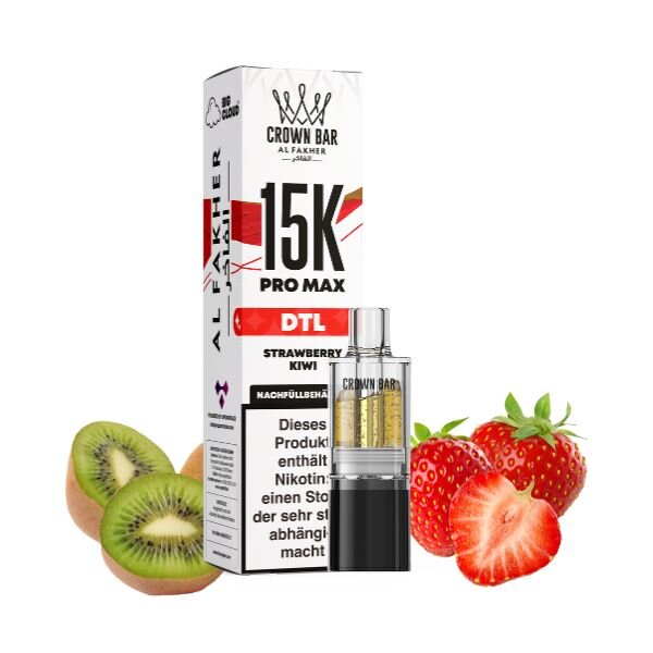 Al Fakher 15K Pro Max Pod Strawberry Kiwi