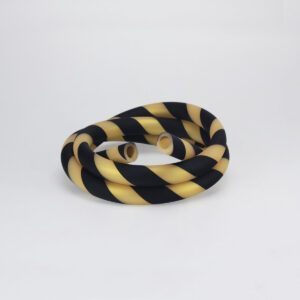 produkt-silikonschlauch-matt-striped-gold-schwarz-